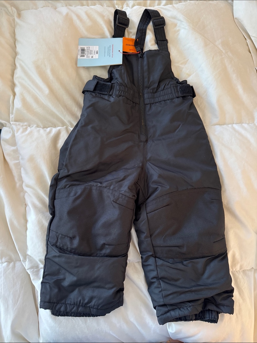 Cat & Jack Kids Baby Snow Bibs - Insulated Winter Overalls 18M
